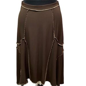 Max Studio Top Stitch Skirt